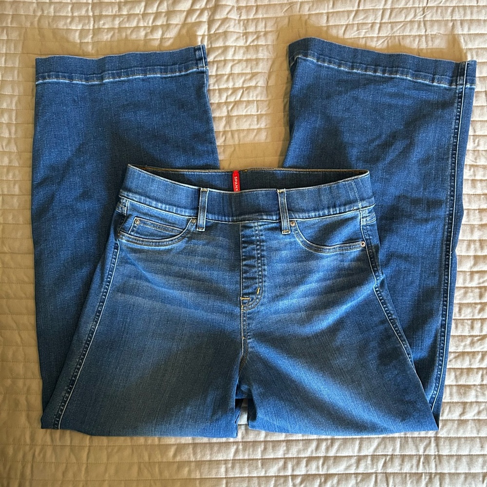 Spanx Women's Wide Leg Jeans